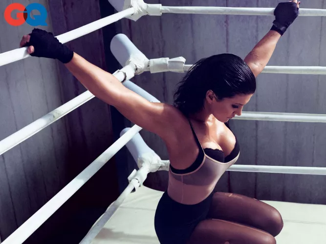 Gina Carano and her cannons