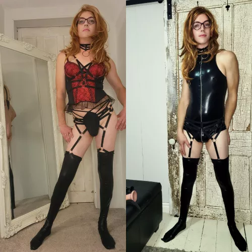 Going to my first CD night at the bathhouse .. which outfit ?