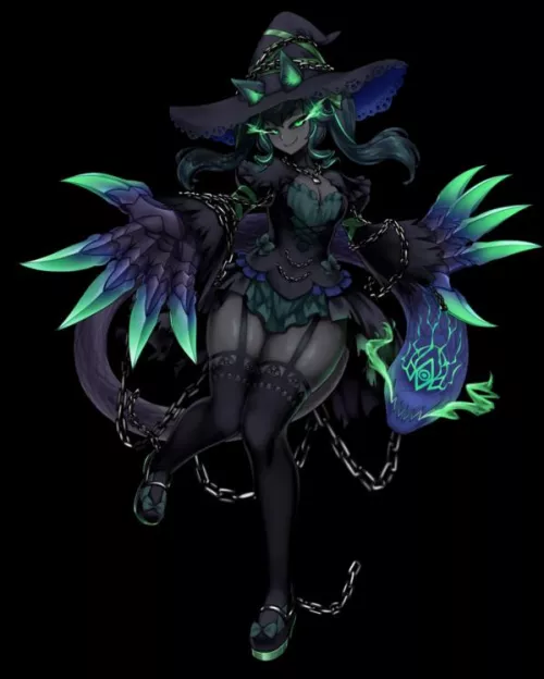 Her spells are worse than the bite. The Hellhound Witch.~ 🦴