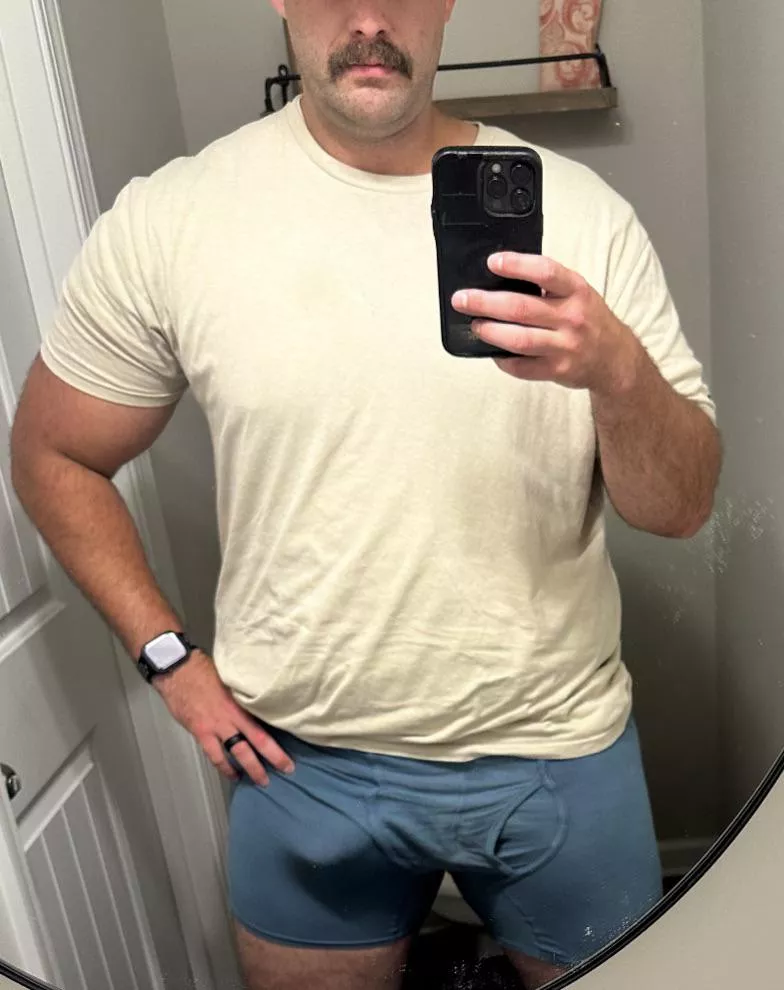 I always hope my outline is showing in public 