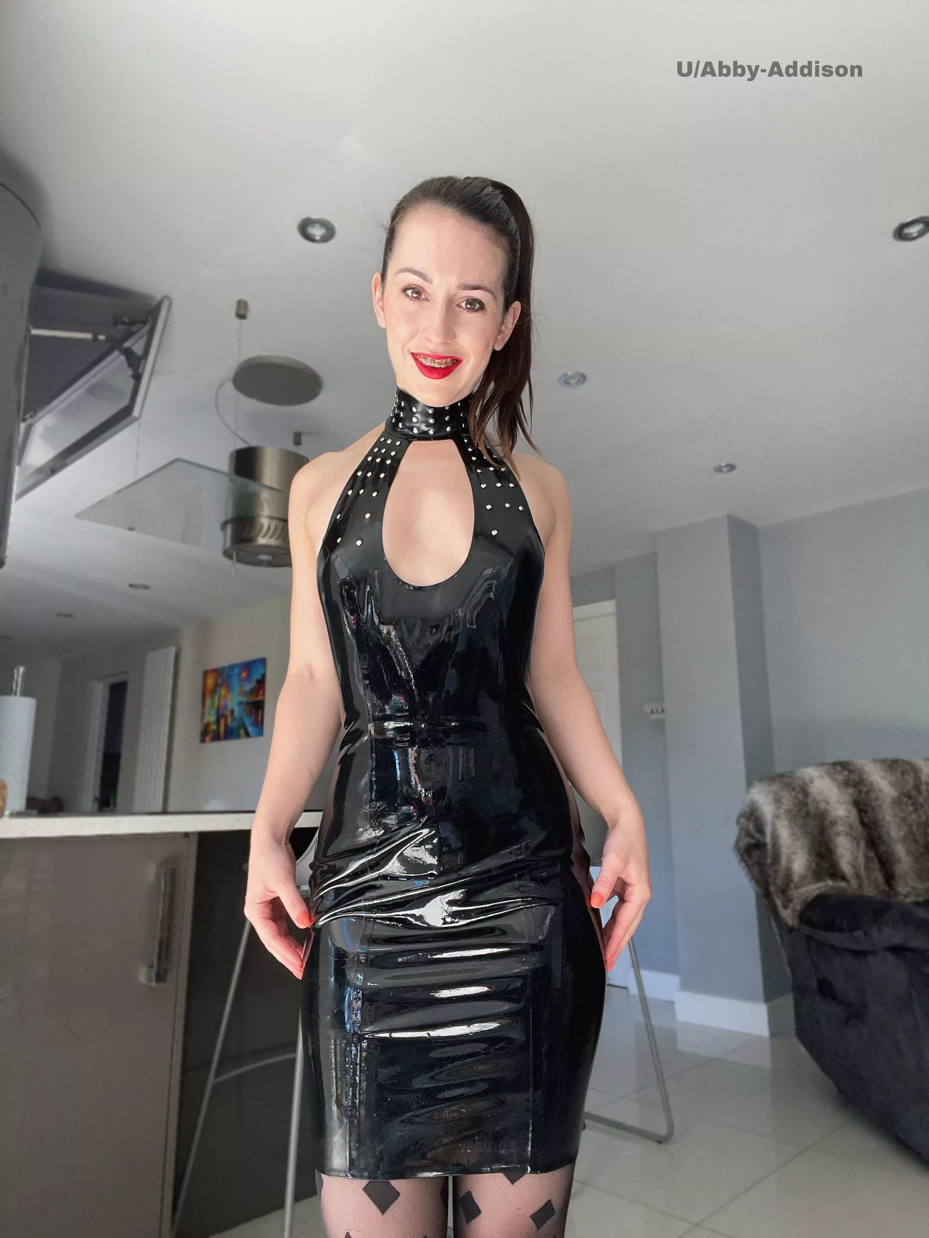 My newest latex dress 🖤