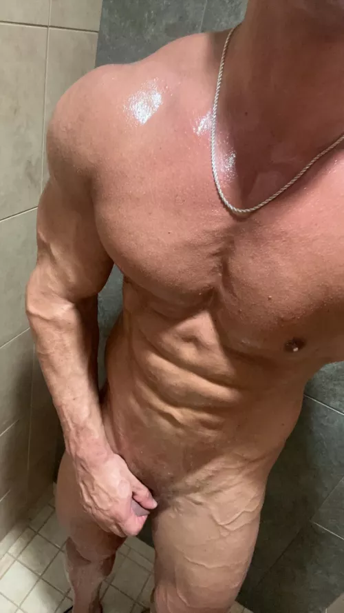 Post workout shower