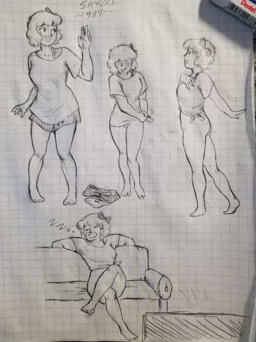 Sayori doodles [OC]