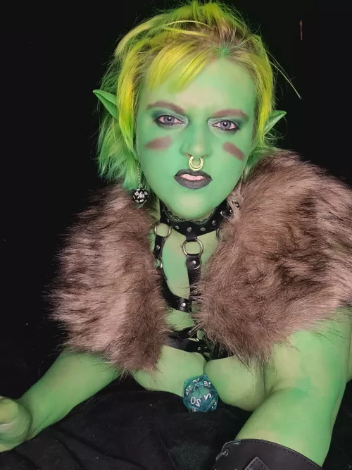 Suddenly, a wild orc appears. 