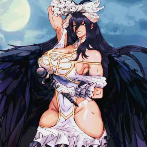Albedo is looking like a goddess