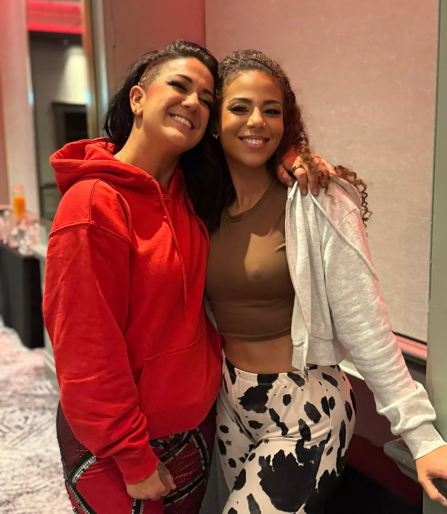 Bayley and Samantha Irvin