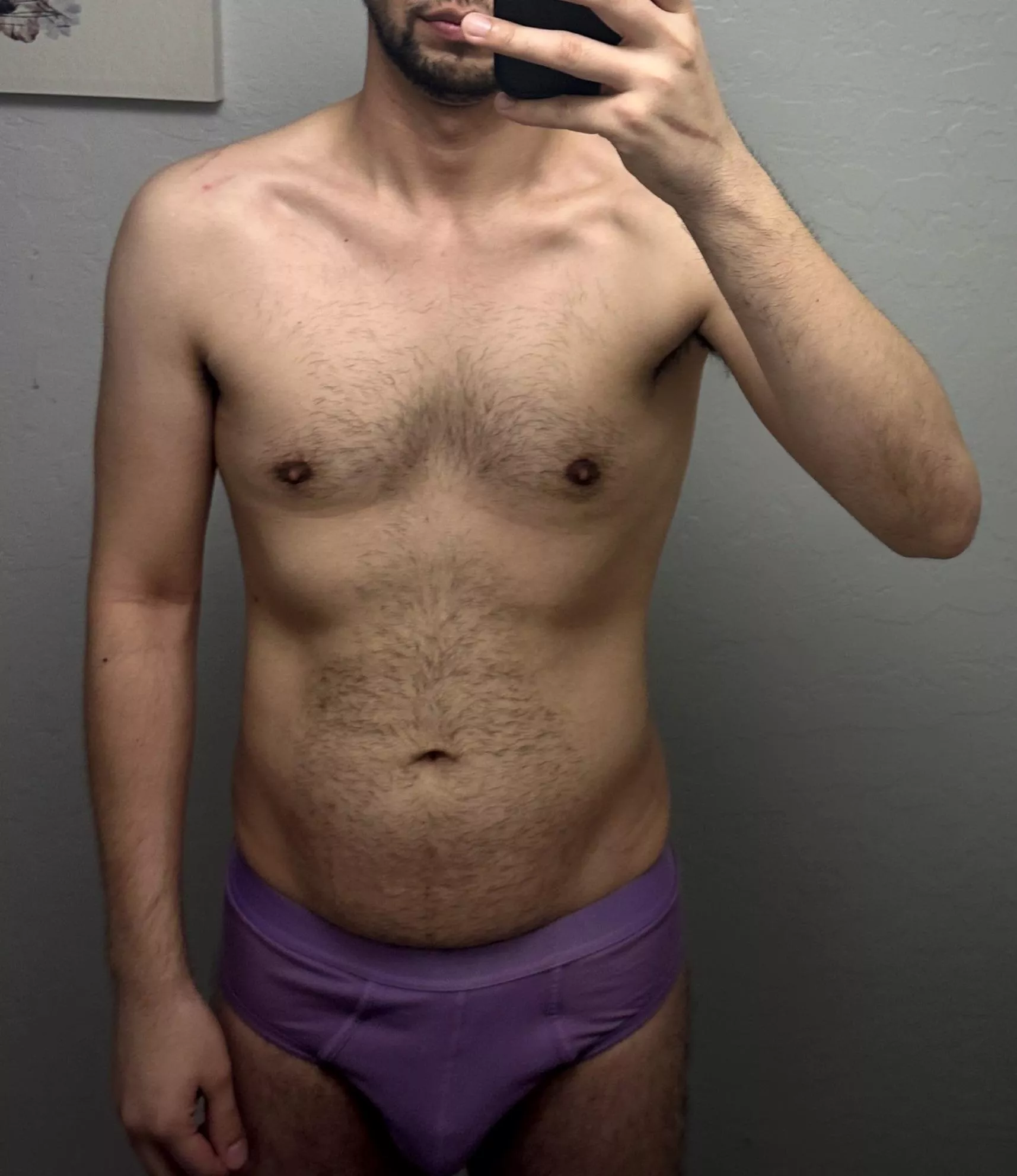 Enjoying my new briefs 😈