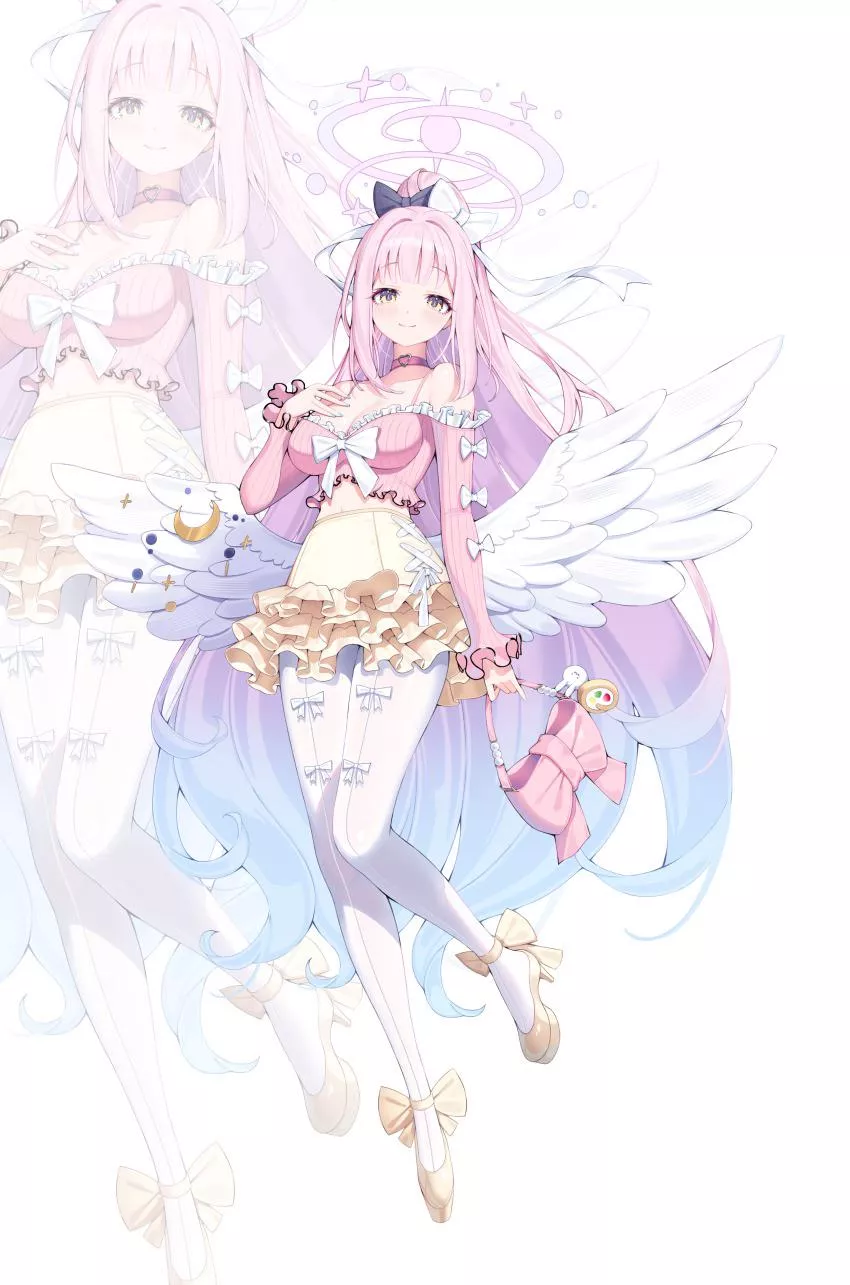Gorgeous angel waifu