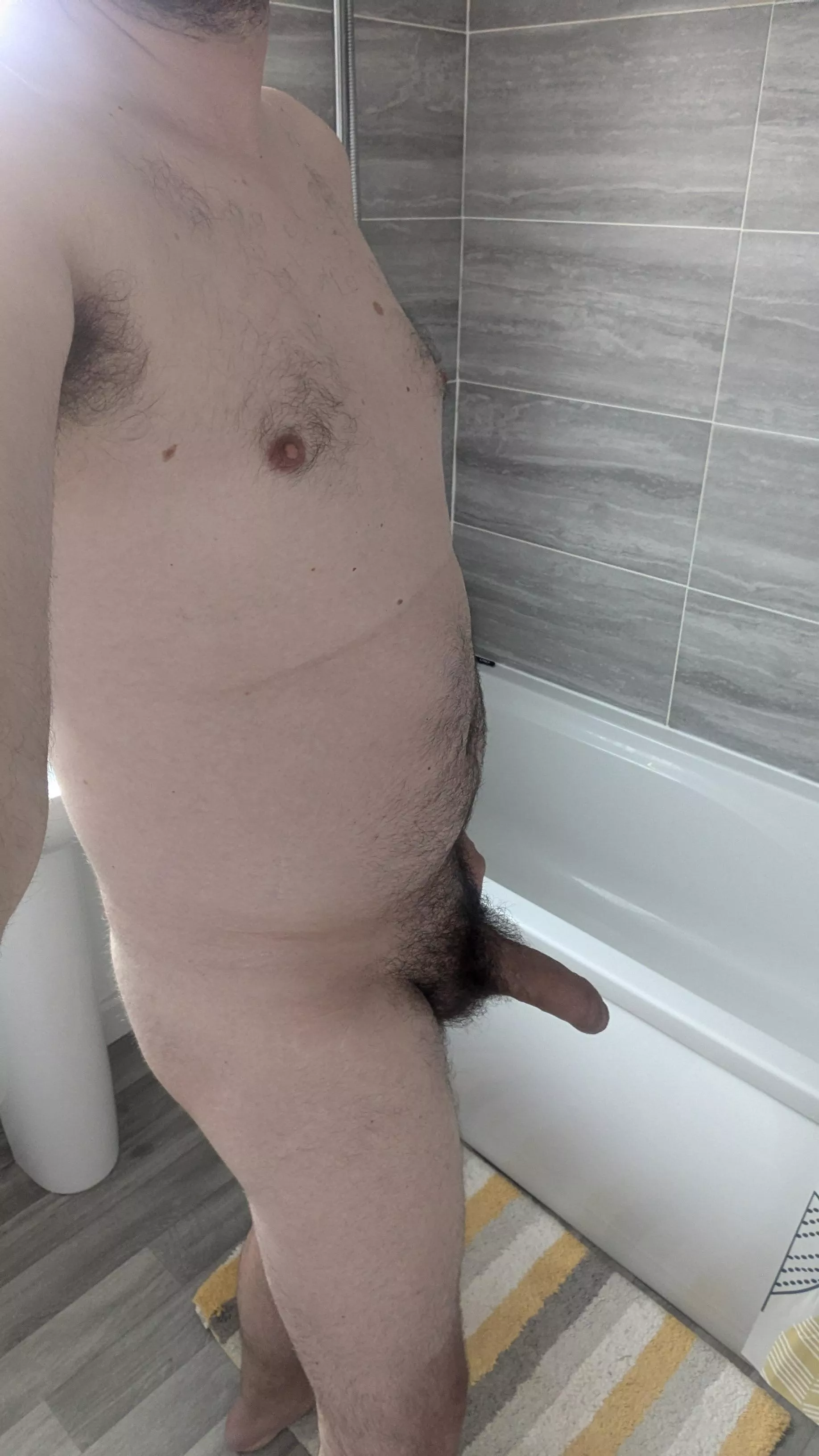 Hopping in the shower. You coming?