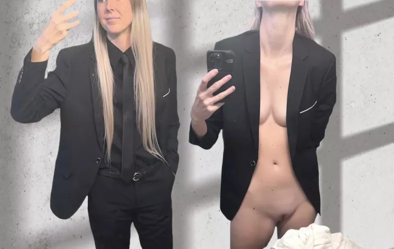 I already demand attention being so tall, adding a suit makes me a walking sex billboard [f] 6’1