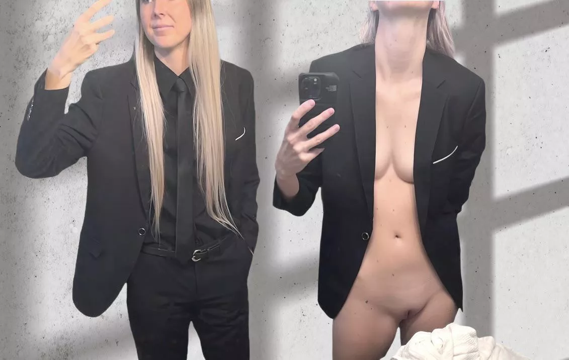 I already demand attention being so tall, adding a suit makes me a walking sex billboard [f] 6’1