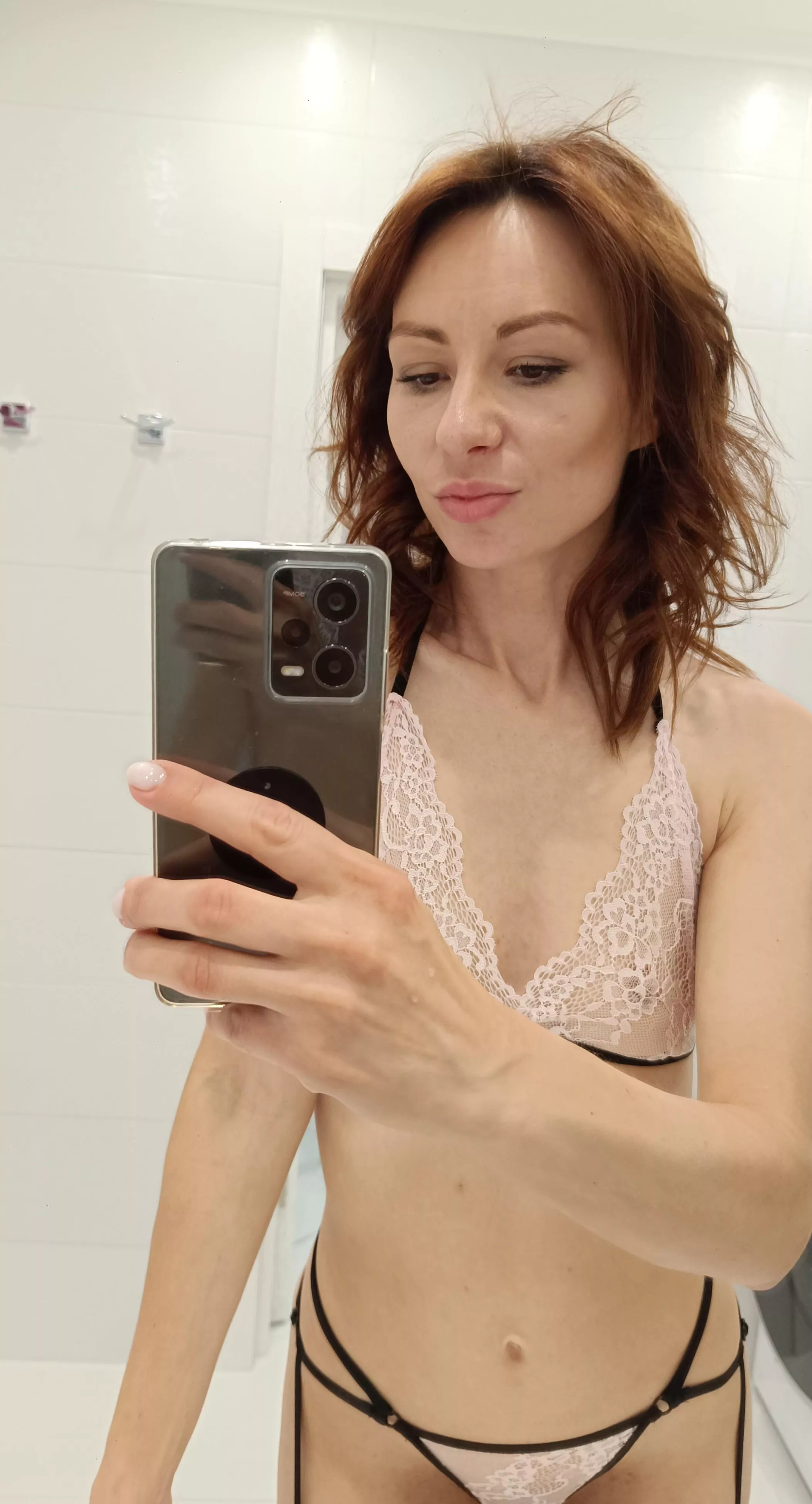 I like to undress in front of the mirror 