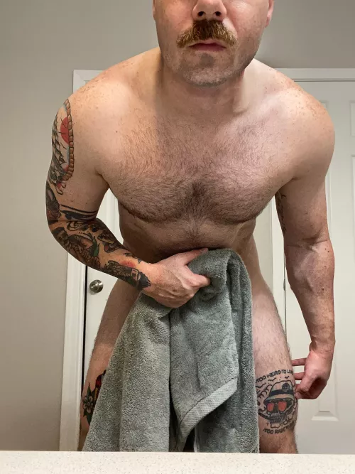 I promise if you step in this shower with me, you’ll also be covered in spit. Objections? 