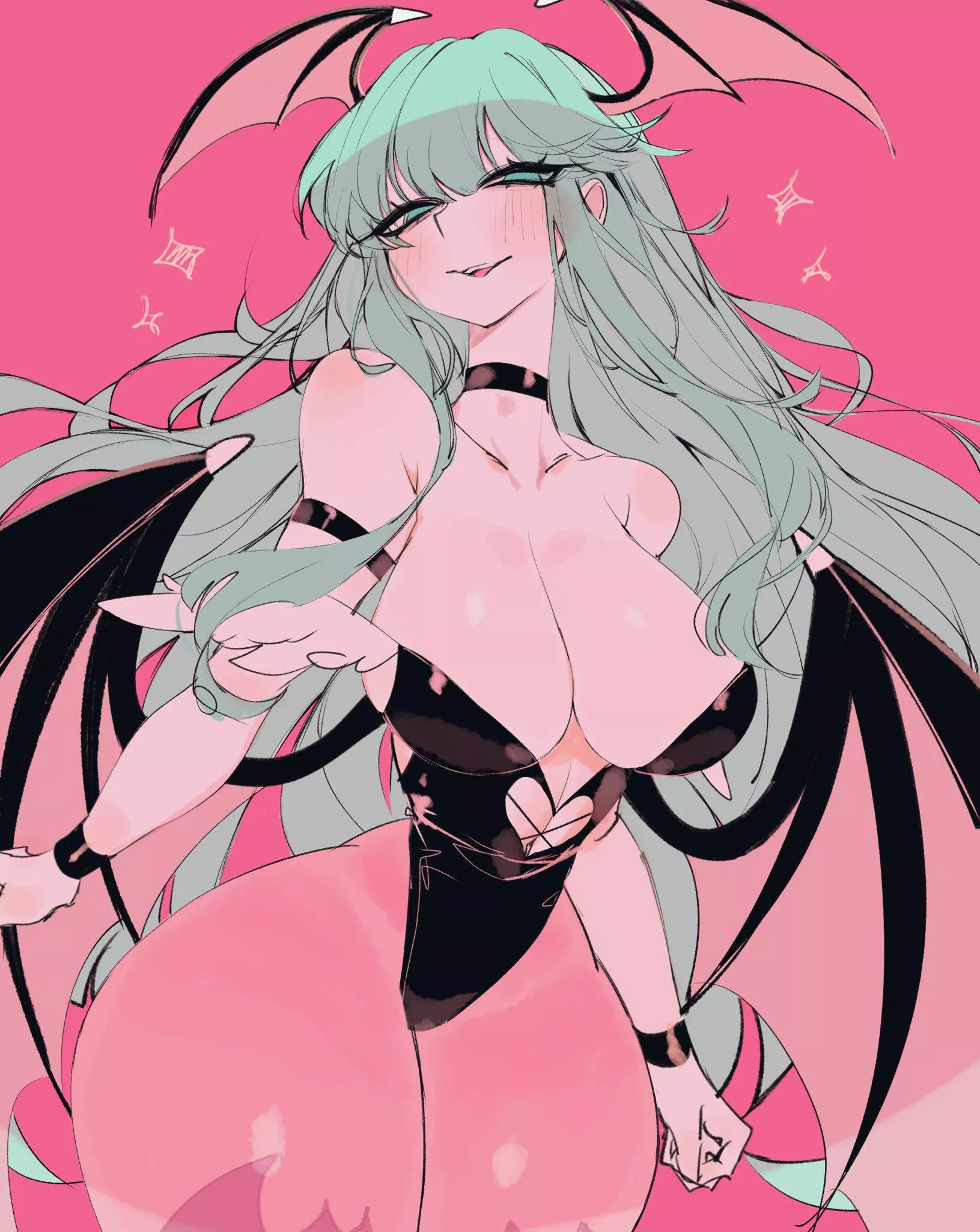 Morrigan's devilish smile