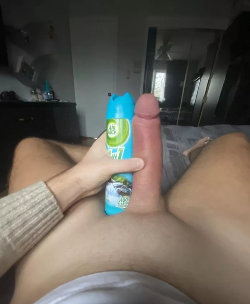 My party trick. Think you can take an air freshener ?