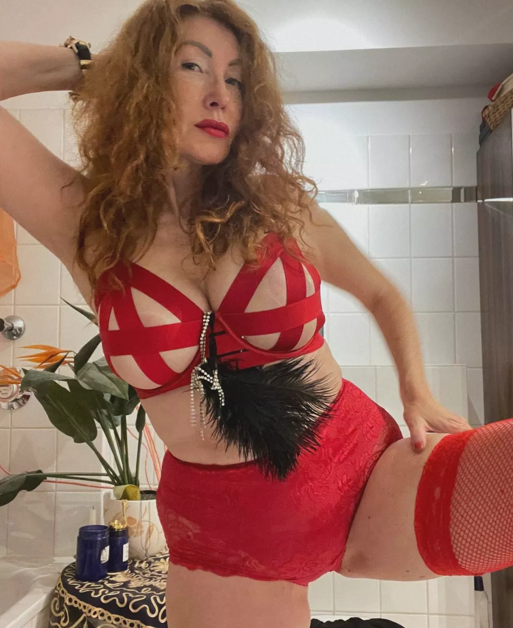 These panties should be pulled down with teeth