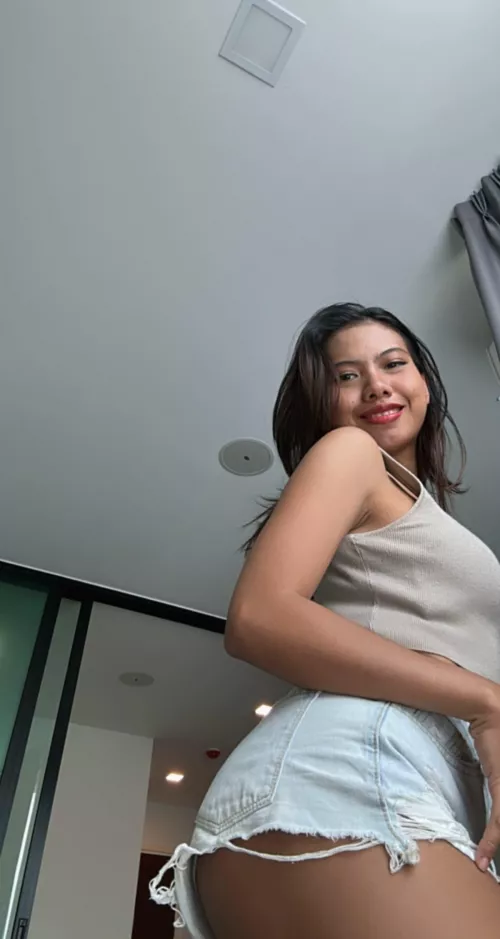 This asian cutie is ready to serve dinner