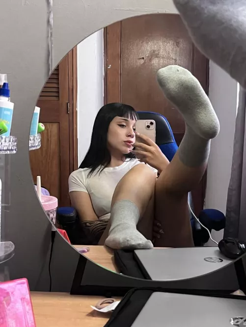 You’re gonna have to get thru my socks first bucko 