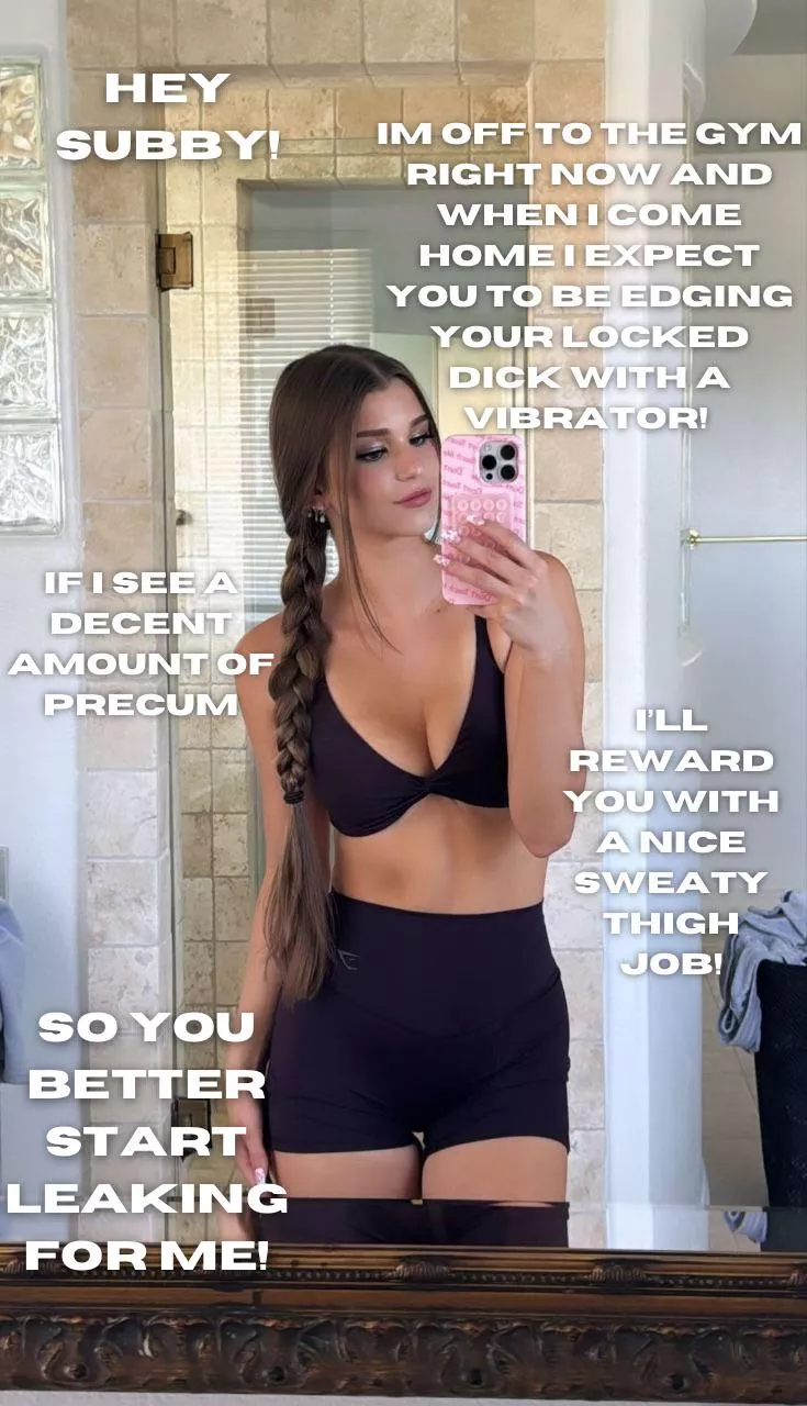 Better start working on that!