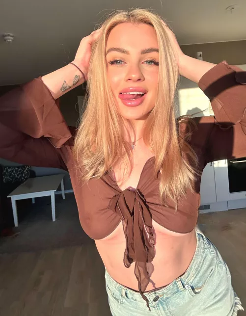 Do you think the guys at church will notice that I'm not wearing a bra?