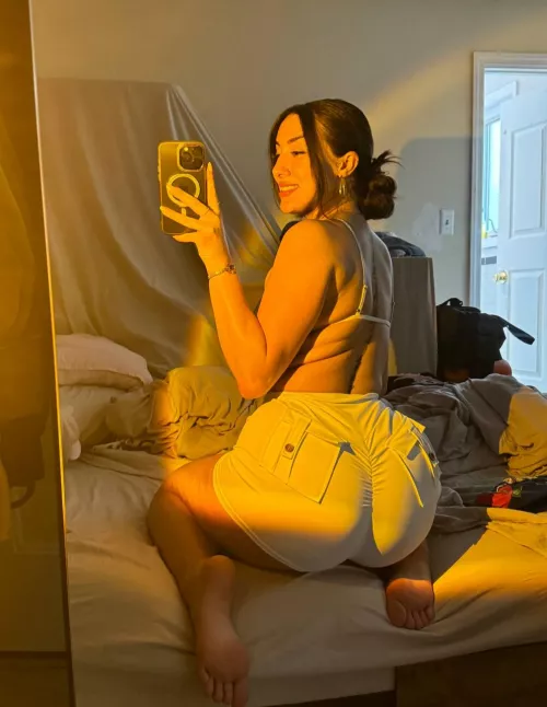 From the back, my yoga pants take more of your interest?