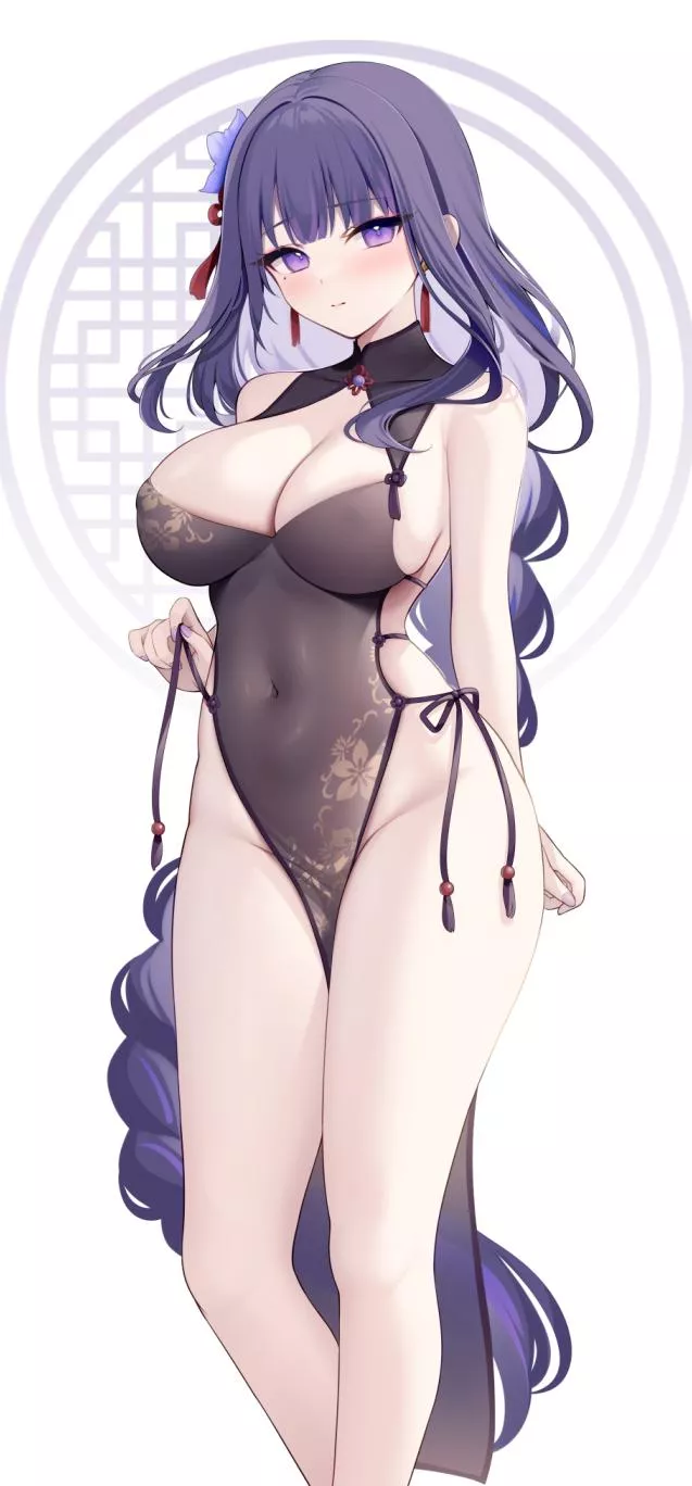 Happy Birthday lovable Raiden (m1k0neko) [Genshin Impact]