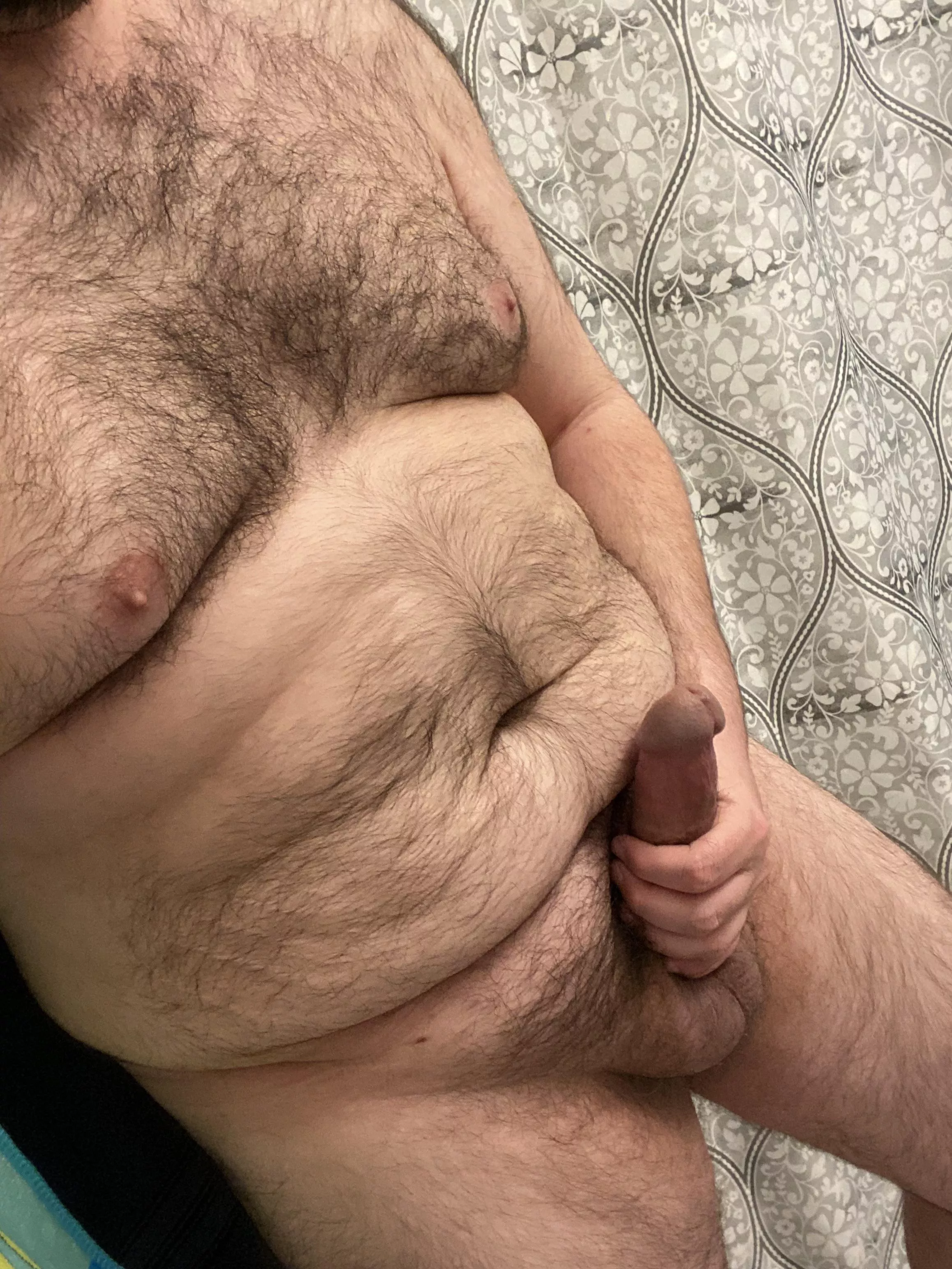 Haven’t cum in almost a week. How would you like this huge load? 