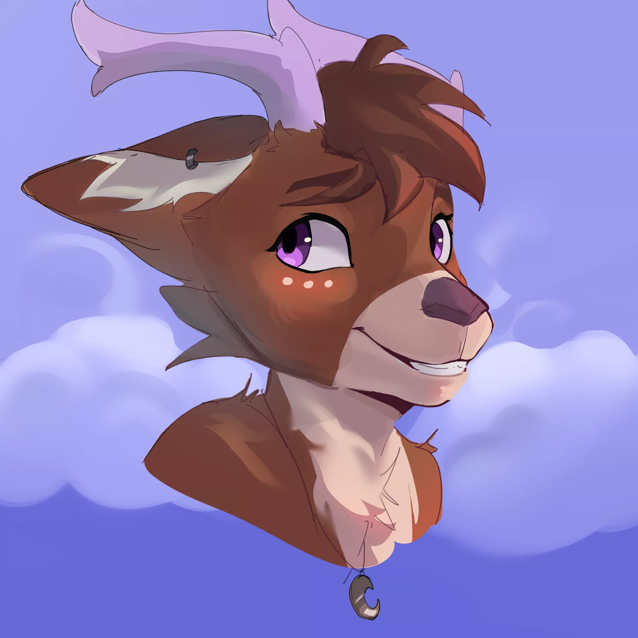 Hes shy! youre so cute! (art by me!)