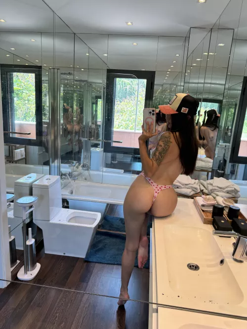 
I think that I got my butt in real good shape 
