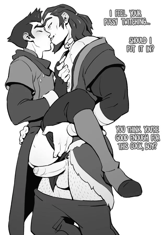 If Mako can't make it work with Korra, he'll make it work with her Dad (By schizoid_art) 