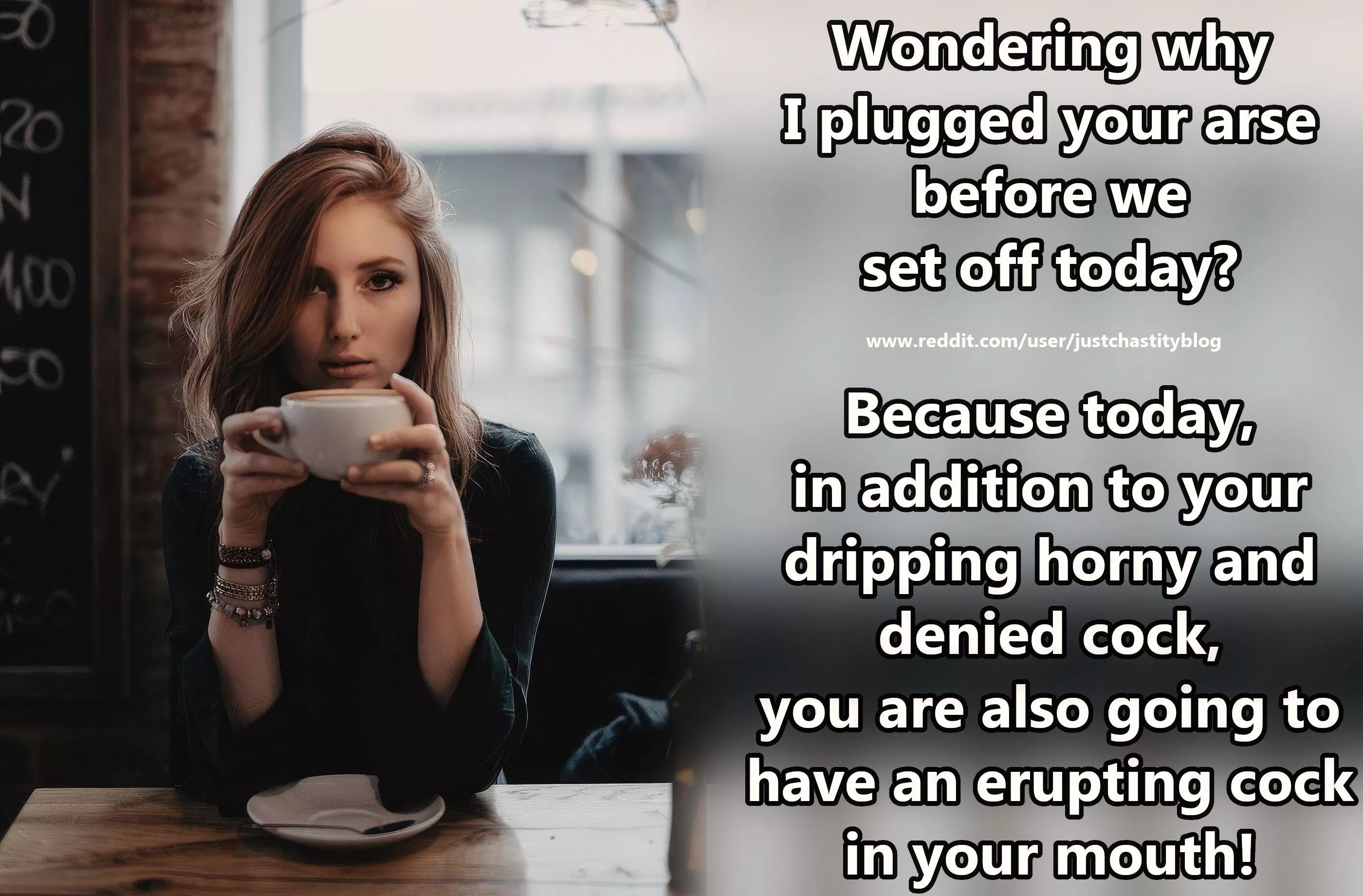 It seems that your key holder is testing your ability to do things other than pussy licking!