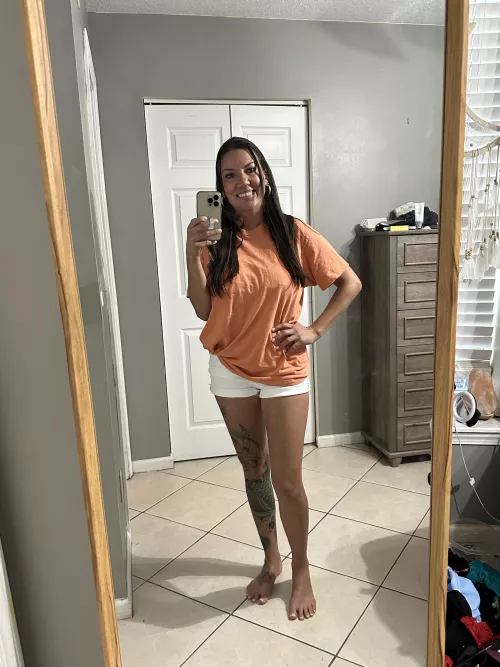 Just proving to you that I'm not naked all day