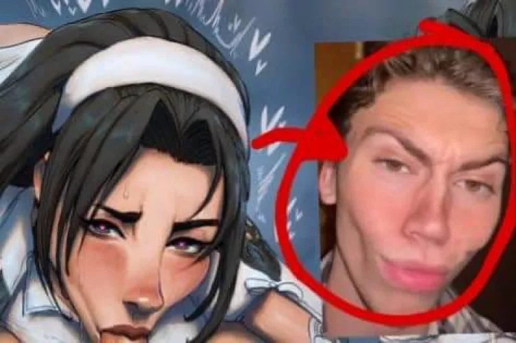 LF Color Source: 1girl, 1boy, blackhair, blowjob, bangs, headband, meme, MILF, Tekken, Jun Kazama