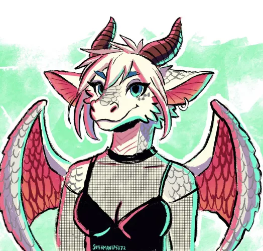 My first ever dragon commission !