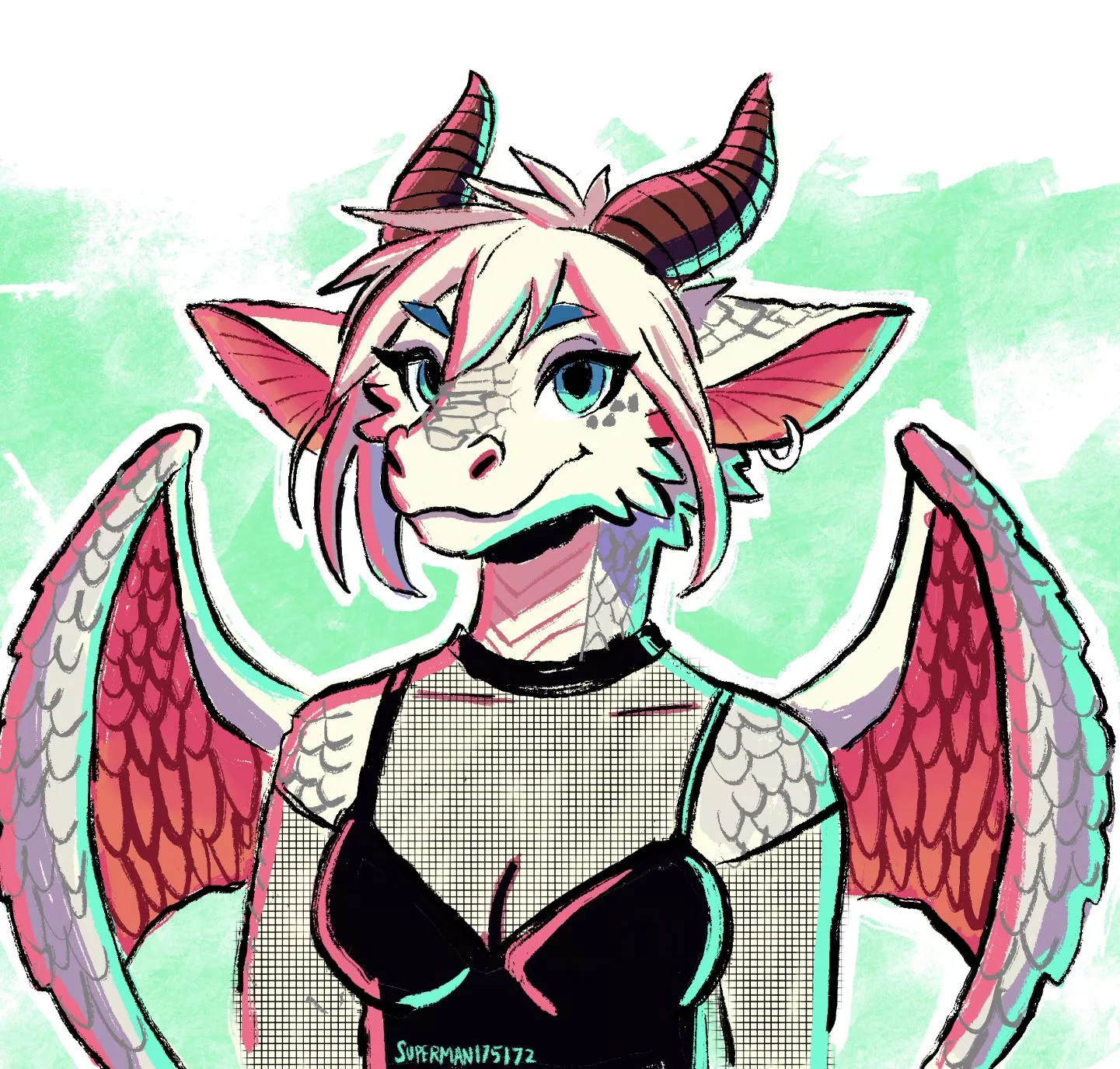 My first ever dragon commission !