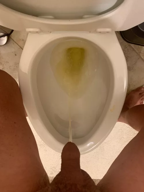 Old softie morning piss