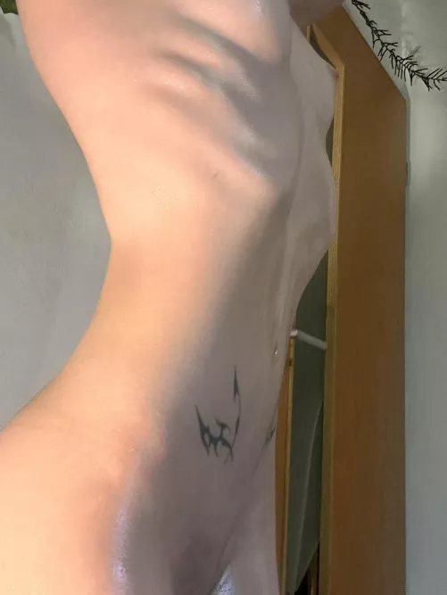 Once you touch my boobs, my legs will automatically spread