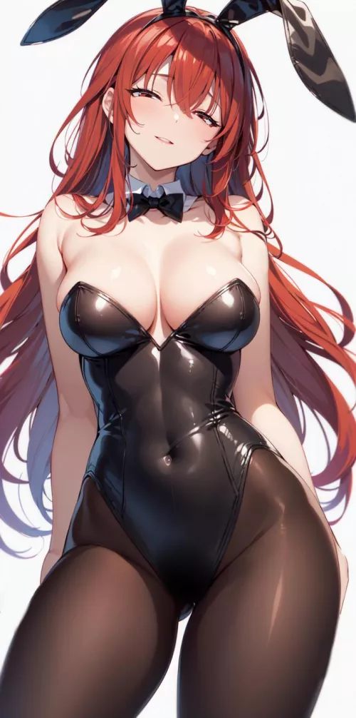 Redhead Bunny Girl 