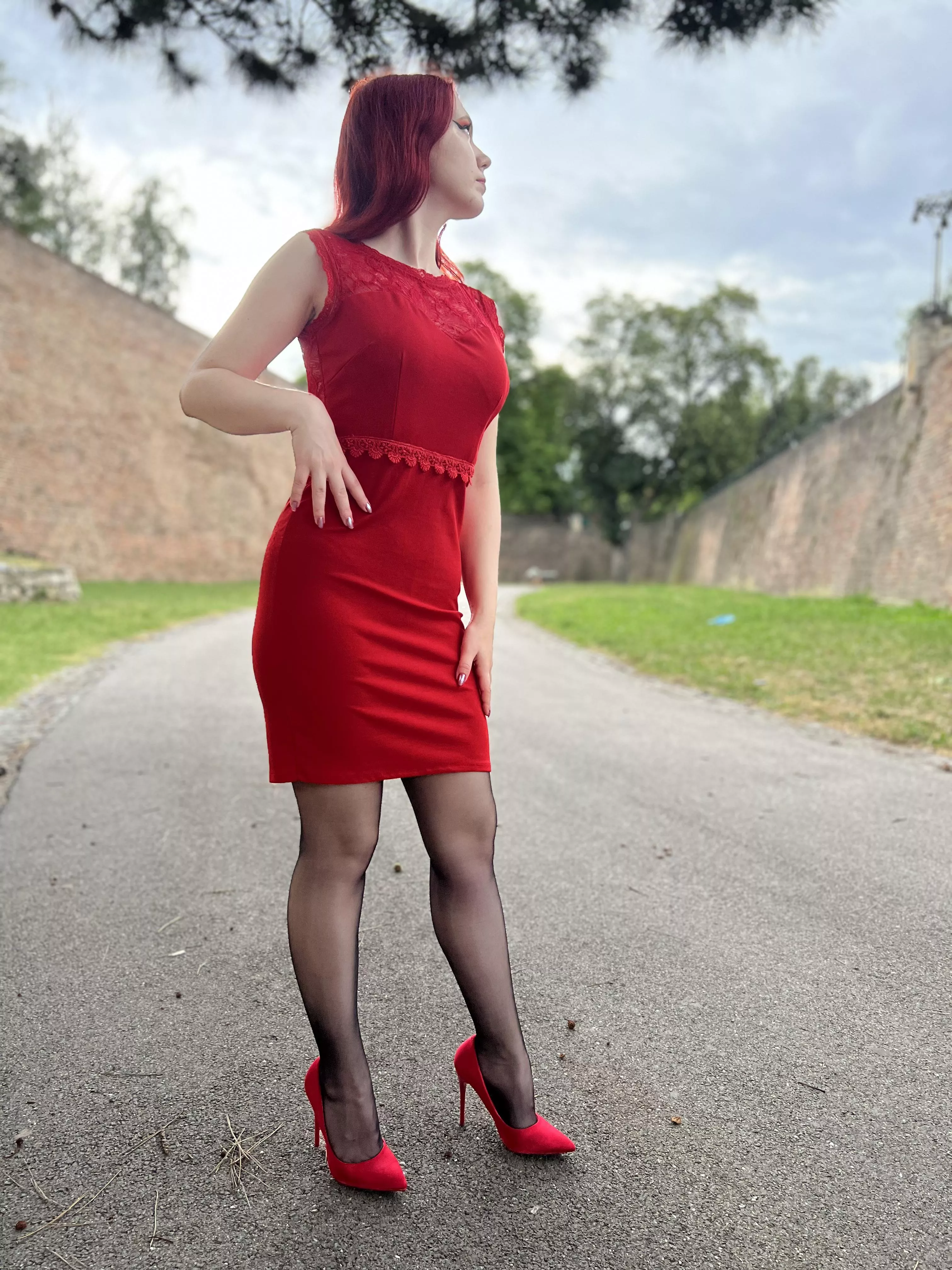 Shiny Black pantyhose 