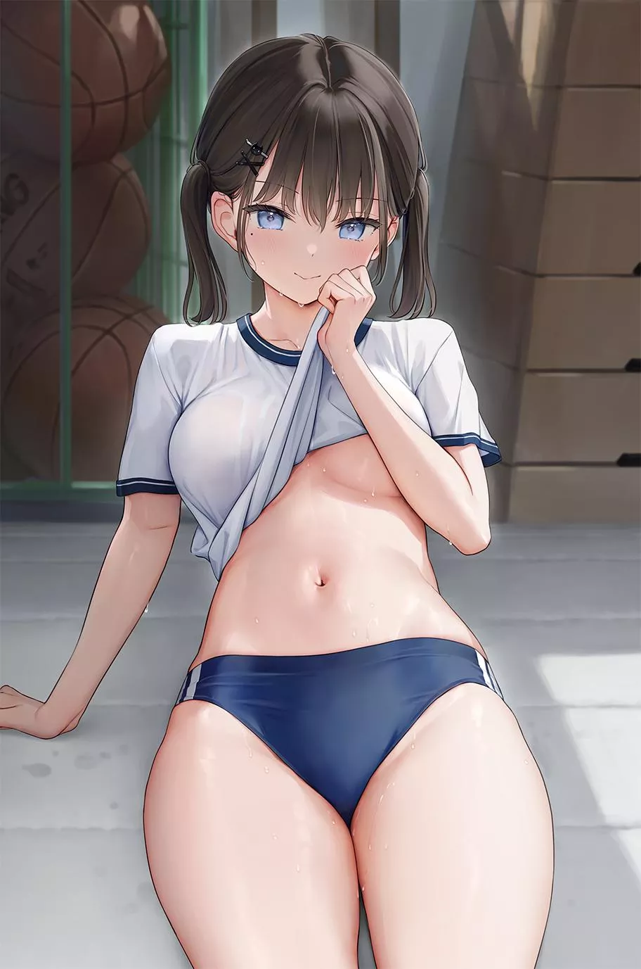 After a difficult workout