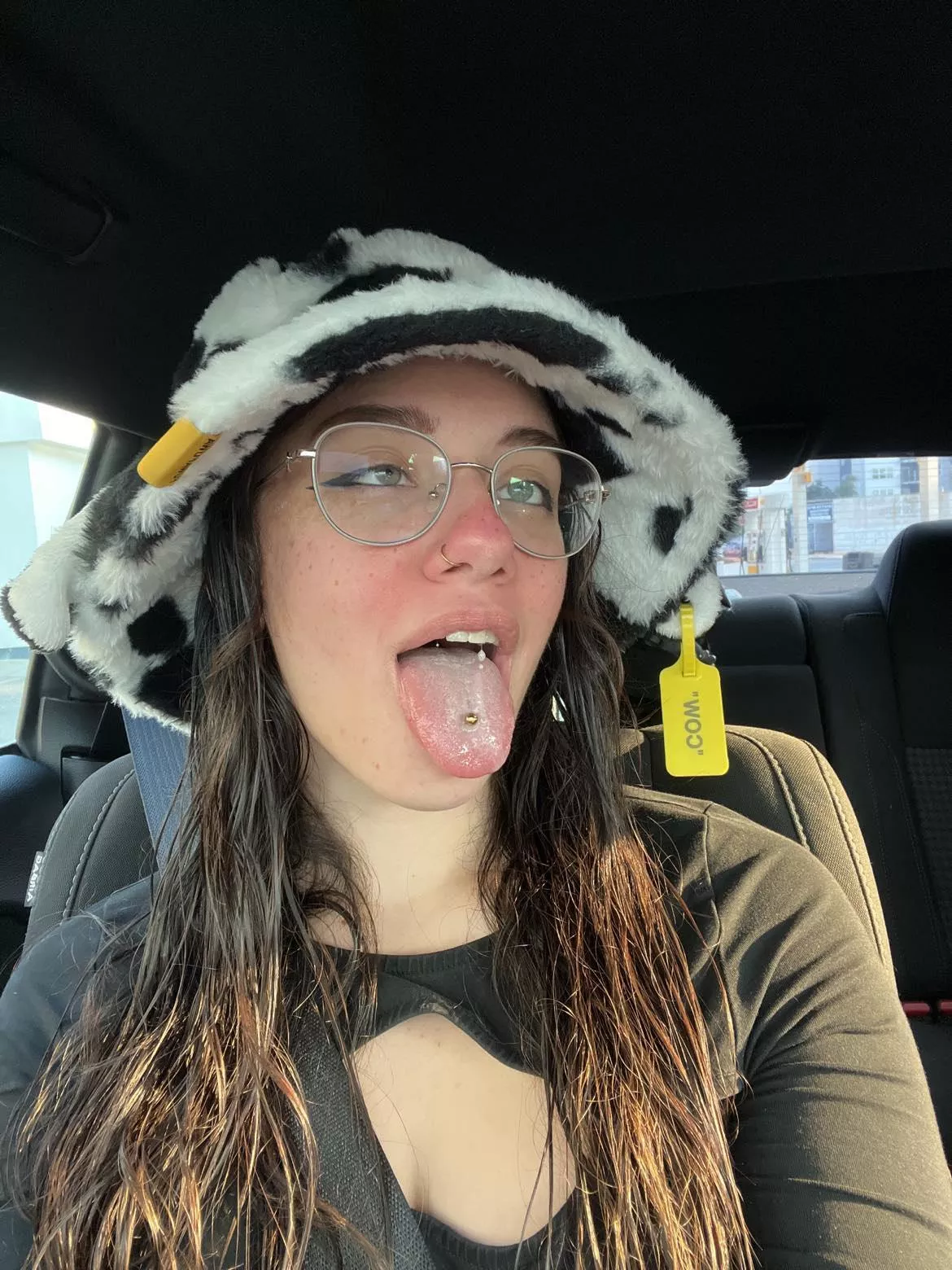 Can't tell if I look cute or like I'm getting an exorcism