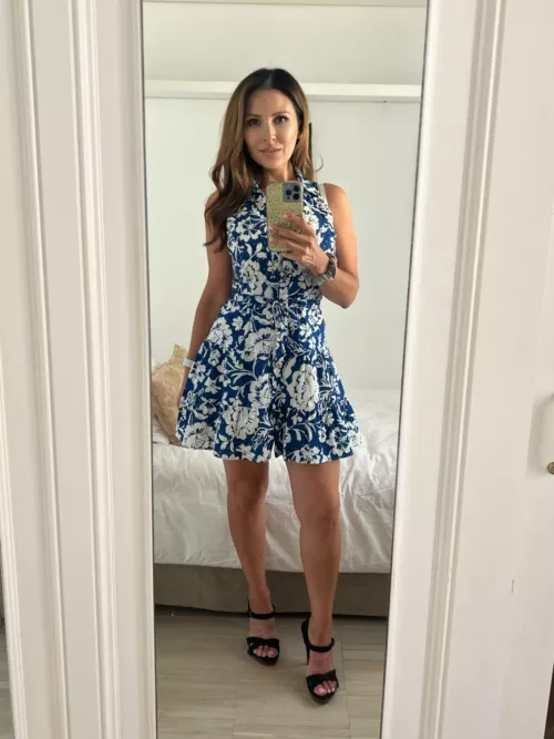 Dressed up for our date