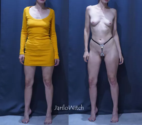 If you met me on the street would you suspect my pussy is locked and denied?