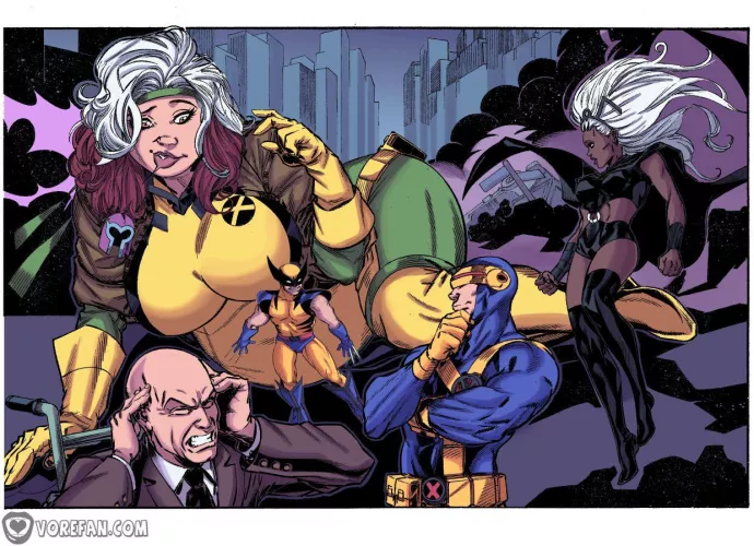 {image} They've All Gone Rogue (Gabriel Rearte) [giantess, growth, giantess vore, sizeplay vore, oral vore, fan art, multiple prey]