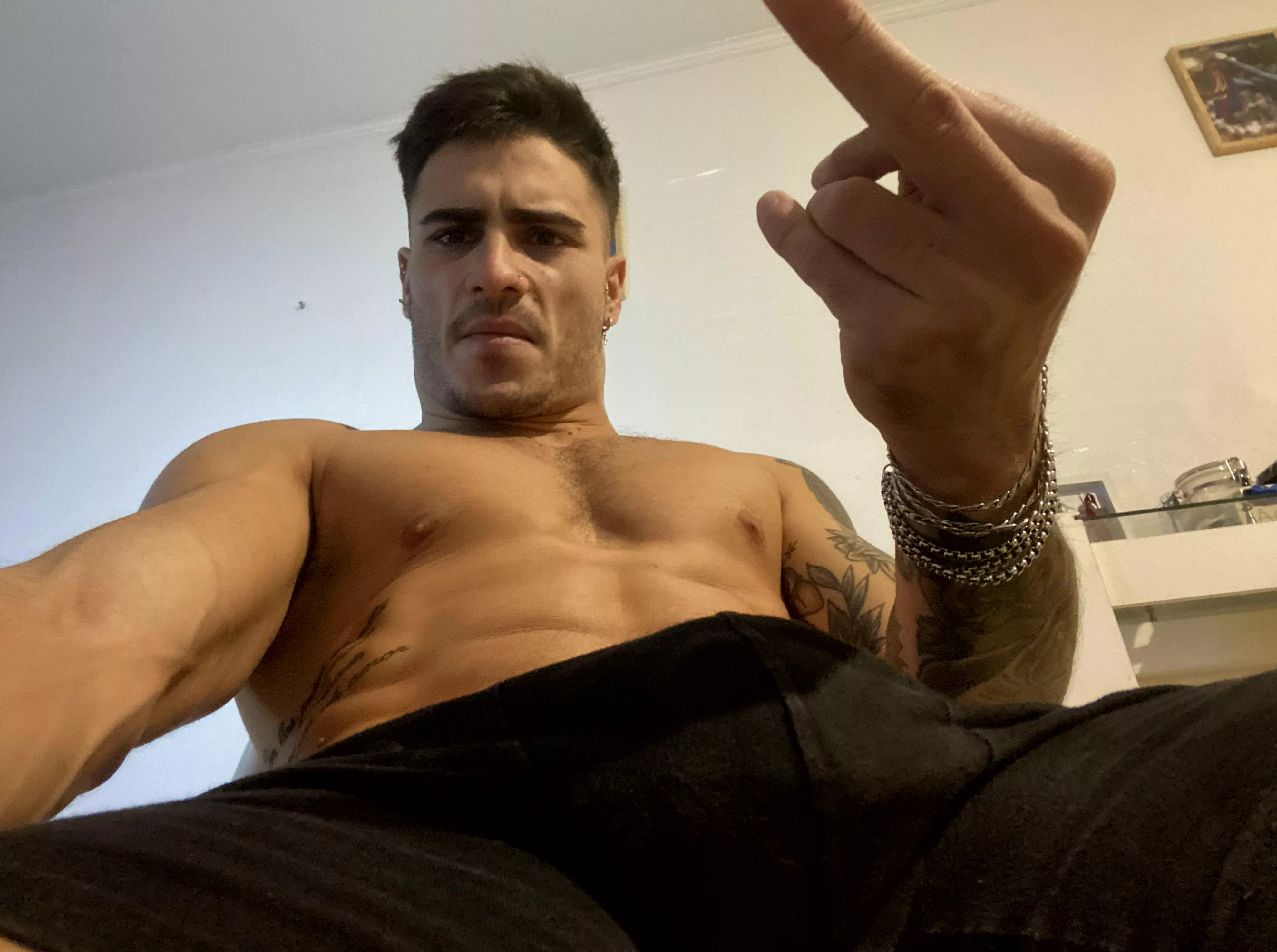 Looking for some naughty fun with this scally hunk? 