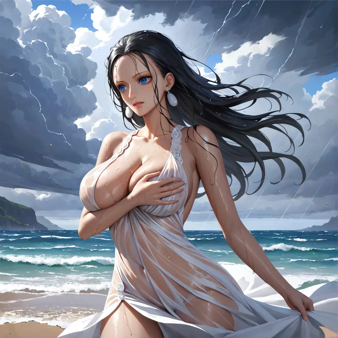 Nico in the rain 1 <3