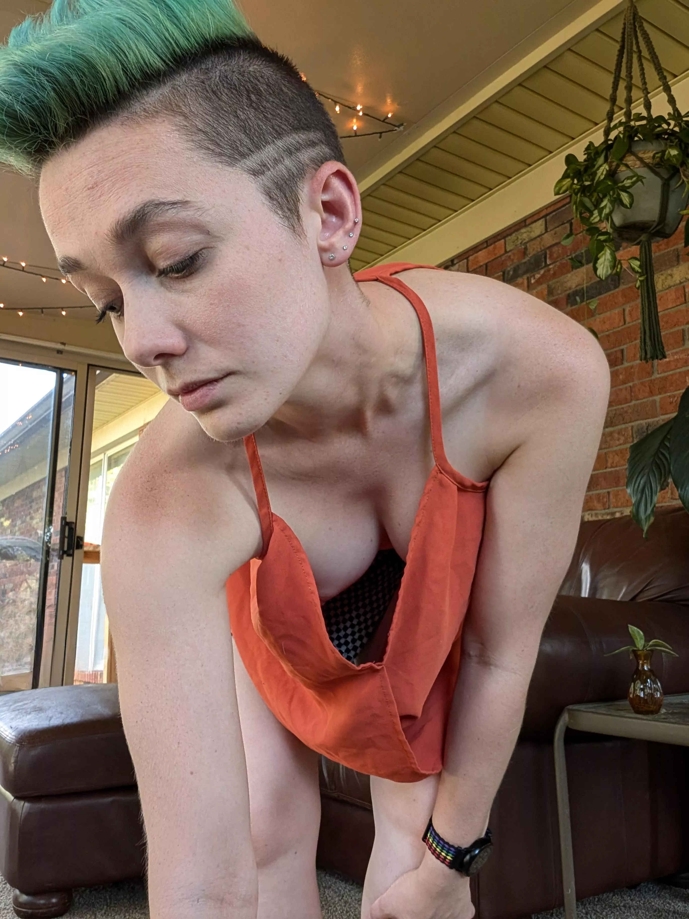 Oops! I must have dropped something, do you mind if I grab it?