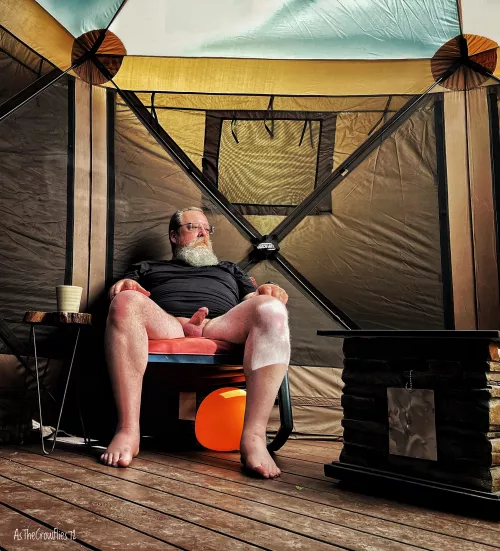 Taking in the morning