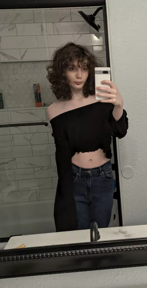 we do a little cropping of tops