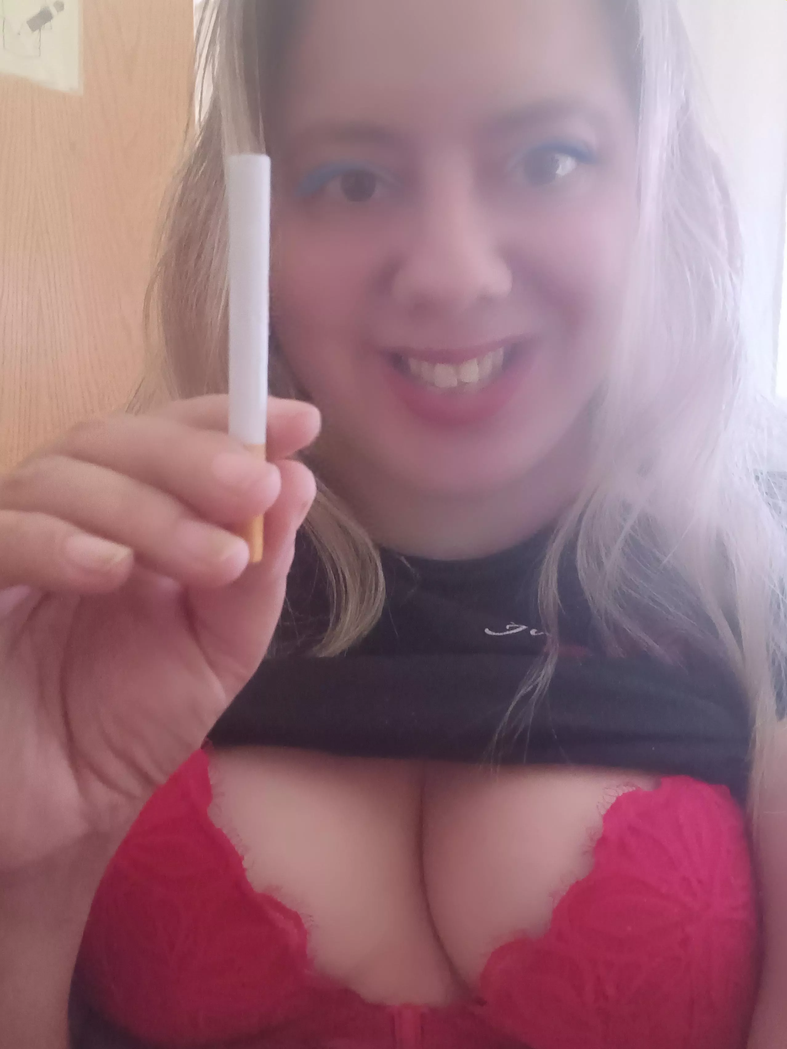 Would you rather have the cig or me